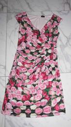 44 PHASE EIGHT jurk met rozen, Kleding | Dames, Jumpsuits, Ophalen of Verzenden, Zo goed als nieuw, Maat 42/44 (L)