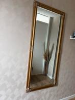 Gouden design spiegel, Huis en Inrichting, Minder dan 50 cm, Ophalen of Verzenden, Zo goed als nieuw, Minder dan 100 cm