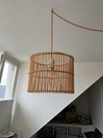 Mooie hanglamp met houten lampenkap., Ophalen, Zo goed als nieuw, Minder dan 50 cm