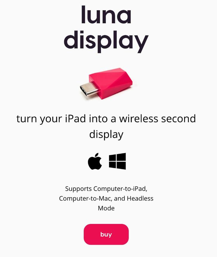 Scherm mirror/extra scherm Ipad mac of windows pc, Computers en Software, Desktop Pc's, Zo goed als nieuw, Ophalen of Verzenden