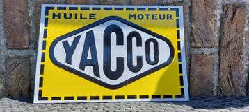 Reclamebord Yacco huile beschikbaar voor biedingen