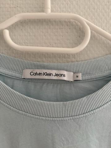 Calvin Klein Jeans T-shirt - Maat M - Blauw beschikbaar voor biedingen