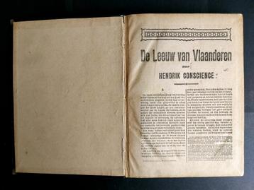 Boek De Leeuw van Vlaanderen uit 1902 beschikbaar voor biedingen