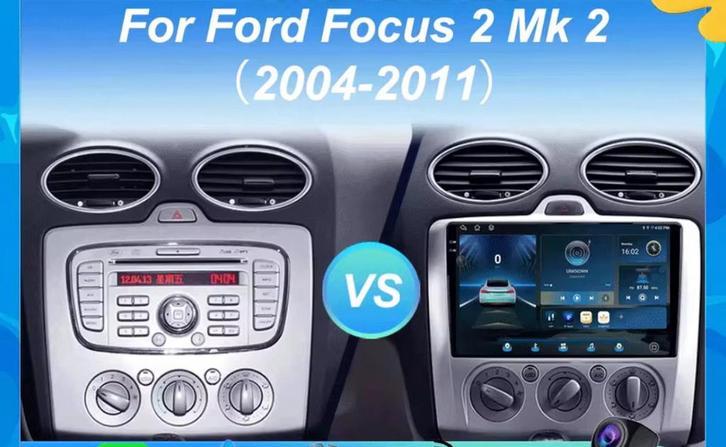 Autoradio navigatie Bluetooth usb Fort focus, Auto diversen, Autoradio's, Nieuw, Ophalen of Verzenden