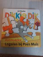 Jet Boeke - Dikkie Dik puzzelboek logeren bij Poes Muis, Ophalen of Verzenden, Zo goed als nieuw, Jet Boeke