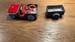 Victory Toys Jeep met aanhanger WO-2 1945, Verzenden, Zo goed als nieuw