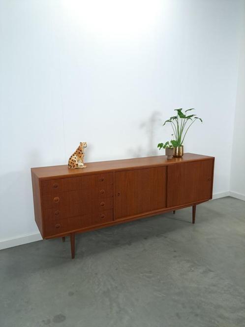 Teak design dressoir Musterring vintage, sideboard, Huis en Inrichting, Kasten | Dressoirs, Gebruikt, 200 cm of meer, 25 tot 50 cm