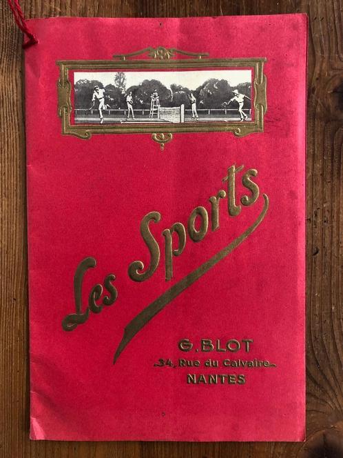 Fraai Frans boekje uit 1924 over tennissport, Boeken, Sportboeken, Zo goed als nieuw, Balsport, Ophalen of Verzenden