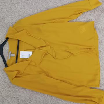 mosterd gele blouse Nw maat 34 beschikbaar voor biedingen