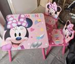 Minnie Mouse tafel met 2 stoelen, Kinderen en Baby's, Kinderkamer | Tafels en Stoelen, Gebruikt, Ophalen of Verzenden