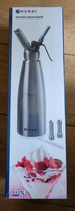 Hendi Slagroomapparaat 1 liter Profi Line - NIEUW, Ophalen of Verzenden, Nieuw