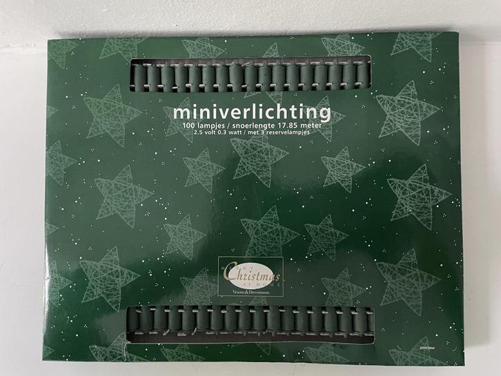 Miniverlichting Kerstboom, Diversen, Kerst, Nieuw, Ophalen of Verzenden
