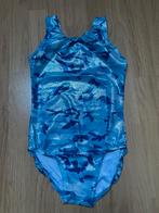 turnpakje blauw glitter maat 140-146, Gebruikt, Blauw, Turnpak(je), Kindermaat 122 t/m 140