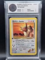 Blaine's tauros 2000 gym heroes 1st edition (klein Barstje), Verzenden, Zo goed als nieuw, Meerdere kaarten