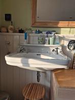 Nostalgische wastafel en kranen, Verzenden, Gebruikt, Wastafel