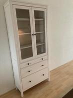 Hemnes vitrinekast, Huis en Inrichting, Kasten | Vitrinekasten, Ophalen, Gebruikt, Glas, 50 tot 100 cm