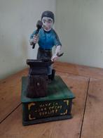 Gietijzeren spaarpot., Verzamelen, Spaarpotten, Ophalen of Verzenden, Zo goed als nieuw, Metaal of Blik, Overige thema's