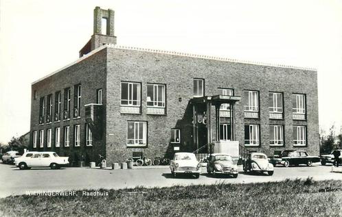 (701-405-023) Wieringerwerf Raadhuis, Verzamelen, Ansichtkaarten | Nederland, Noord-Holland, Verzenden