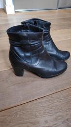 Leren laarzen. Schoenen. Hakken. Hush Puppies. Maat 37, Kleding | Dames, Schoenen, Ophalen of Verzenden, Zwart