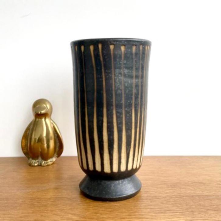 vintage keramiek VAAS Jan van Stolk Mid Century Dutch design, Antiek en Kunst, Antiek | Vazen, Ophalen of Verzenden