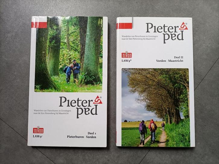 Wandelgids Pieterpad deel 1 en 2 (Nivon), Boeken, Reisgidsen, Zo goed als nieuw, Fiets- of Wandelgids, Ophalen of Verzenden