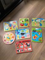 Houten puzzels, Kinderen en Baby's, Speelgoed | Kinderpuzzels, Ophalen, Gebruikt, Van hout, Minder dan 10 stukjes