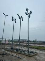 2 bouwlampen | lichtmasten 6m, kantelbaar en uitschuifbaar, Doe-het-zelf en Verbouw, Bouwverlichting, Gebruikt, Overige typen