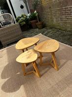 3 Salontafeltjes of bijzettafeltjes, Ophalen, Minder dan 50 cm, Gebruikt, 50 tot 75 cm