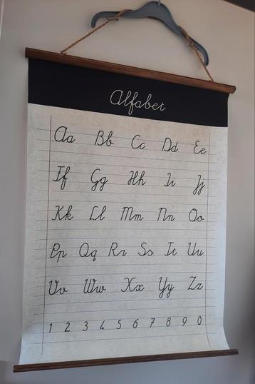 Alfabetposter  beschikbaar voor biedingen