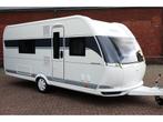 Hobby Excellent 495 WFB 2025 Voortent TV 1800KG Douche NW!, Hobby, Overige typen, Bedrijf, Treinzit