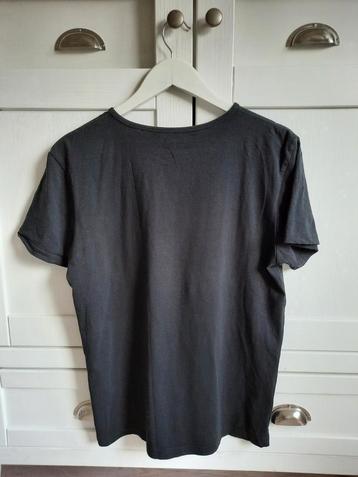 Zwart Heren T-shirt Ronde hals Maat XL beschikbaar voor biedingen