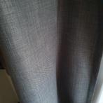 Gordijn blauw geweven stof voor deur, 250 cm hoog, Huis en Inrichting, Ophalen of Verzenden, Blauw, 200 cm of meer, 200 cm of meer