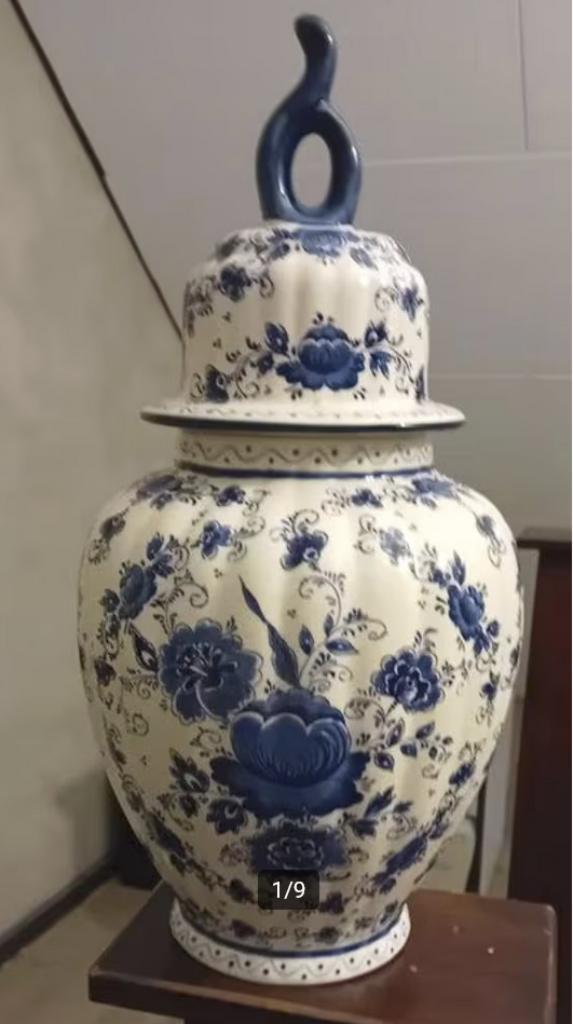 2 Handgemaakte vazen Henri Bequet voor Jema, Antiek en Kunst, Antiek | Vazen, Ophalen of Verzenden