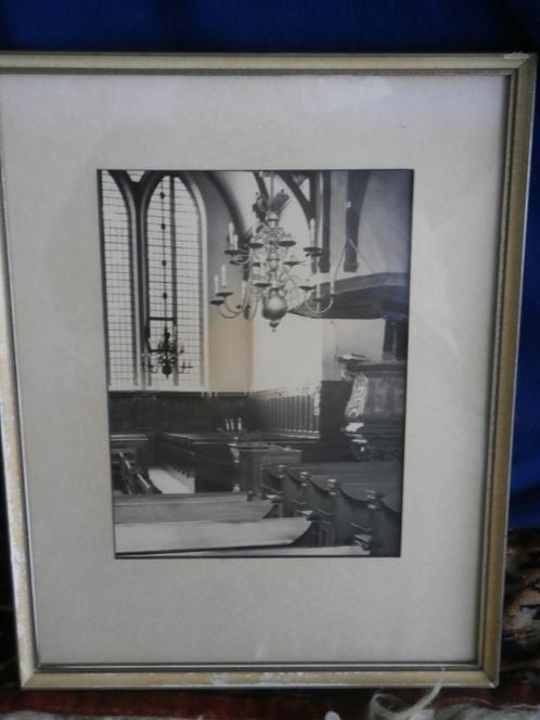 Foto met Fotolijstje zonder glas Kerk Maarssen ??, Huis en Inrichting, Woonaccessoires | Schilderijen, Tekeningen en Foto's, Gebruikt