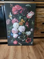 Canvas Jan Davidsz bloemen in vaas, Huis en Inrichting, Woonaccessoires | Schilderijen, Tekeningen en Foto's, Zo goed als nieuw