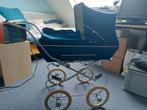 Poppen wagen vintage jaren 70 blauw, Ophalen, Gebruikt