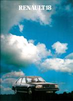 Brochure Renault 18 1982, Ophalen of Verzenden, Gelezen, Renault