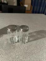 Zout en peper setje, Ophalen of Verzenden, Gebruikt, Rvs of Chroom, Los bestek