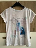 Tshirt Coolcat Rainbow Hair Wit Maat 134 140, Kinderen en Baby's, Kinderkleding | Maat 134, Gebruikt, Meisje, Coolcat, Ophalen of Verzenden