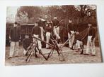 Fotokaart Militaria Nederlandse Militairen, Verzamelen, Ansichtkaarten | Themakaarten, Ophalen of Verzenden, Voor 1920, Ongelopen