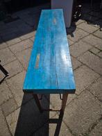 zware eiken side table tafel, Huis en Inrichting, Tafels | Sidetables, Ophalen, Gebruikt, 25 tot 50 cm, Rechthoekig