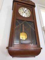 ANTIEKE Klok met glas in lood,igs, Ophalen of Verzenden