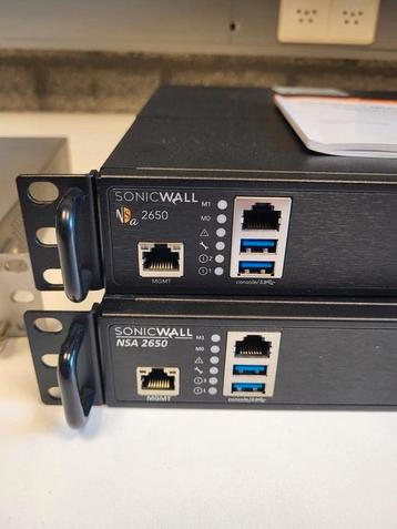 SonicWall NSA 2650 firewall (2 stuks) beschikbaar voor biedingen