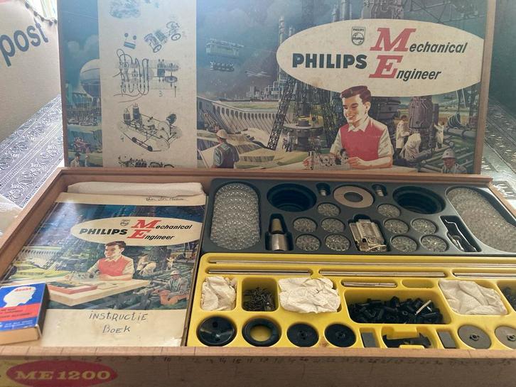 Vintage Philips Mechanical Engineer ME1200, Antiek en Kunst, Antiek | Speelgoed, Ophalen