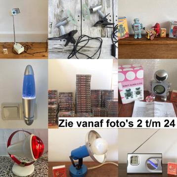 space age radio boek lampen games video LP Nasa spotje etc. beschikbaar voor biedingen