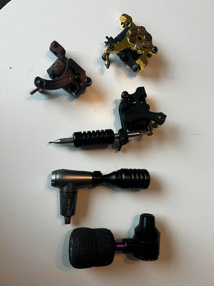 Tattoo  Set, Hobby en Vrije tijd, Knutselen, Gebruikt, Materiaal, Ophalen