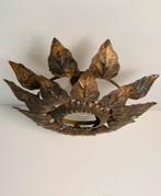 Verguld florale wandlamp , jaren 60, Ophalen of Verzenden, Huis en Inrichting