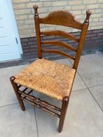 6 hollandse knopstoelen met biezenmat antiek, Ophalen