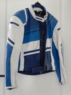 Dames motorpak. jas en broek. Lookwell. Maat 44, blauw wit, Motoren, Kleding | Motorkleding, Ophalen, Tweedehands, Dames