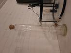 Prachtig laboratoriumglas met kraantje, voor 1 tak of bloem, Overige kleuren, 50 tot 75 cm, Ophalen of Verzenden, Glas
